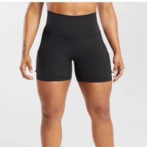 Black Gymshark shorts, size small